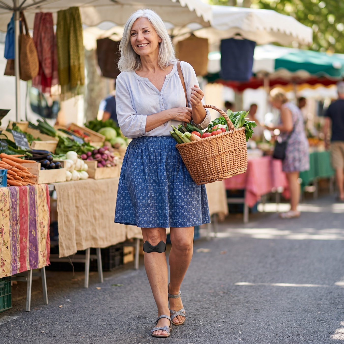 Elle <em>ne bouge pas.</em> Même au marché, même au jardin.